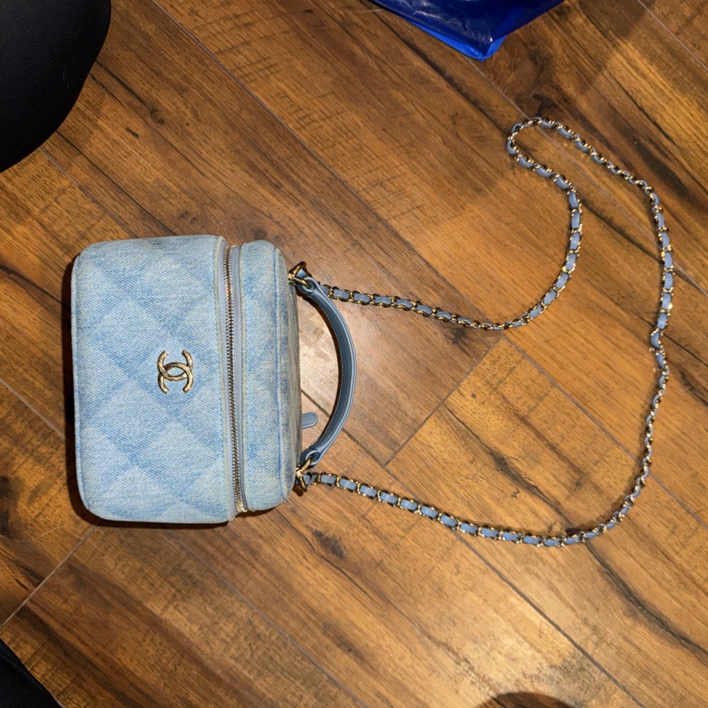 Chanel Denim TOP HANDLE Vanity